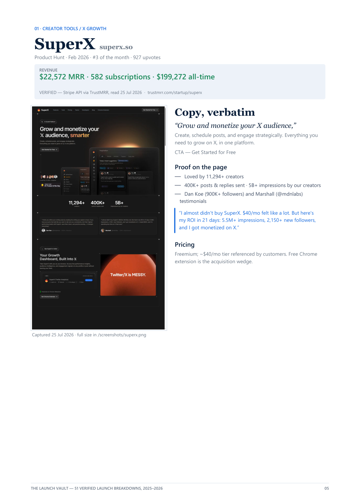 Launch Vault case study page